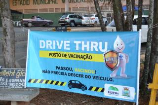 Drive Trhru para vacinar 35 anos COVID 02