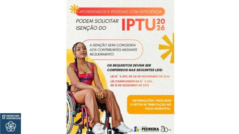 IPTU 2026 - Isenção 02