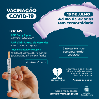 458. Vacinação. 2021. 07.15 - 32+