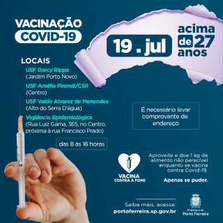 462. Vacinação. 2021. 07.19 - 27+