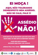 cartaz assedio nao