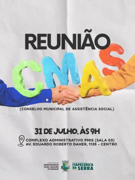 REUNIÃO CMAS JULHO - PREF.TAP - APP