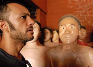 O artista Sandro Roberto