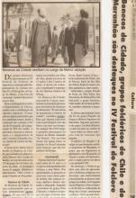 RECORTE de jornal - BONECOS